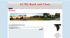 Desktop Screenshot of gcmsmusic.org